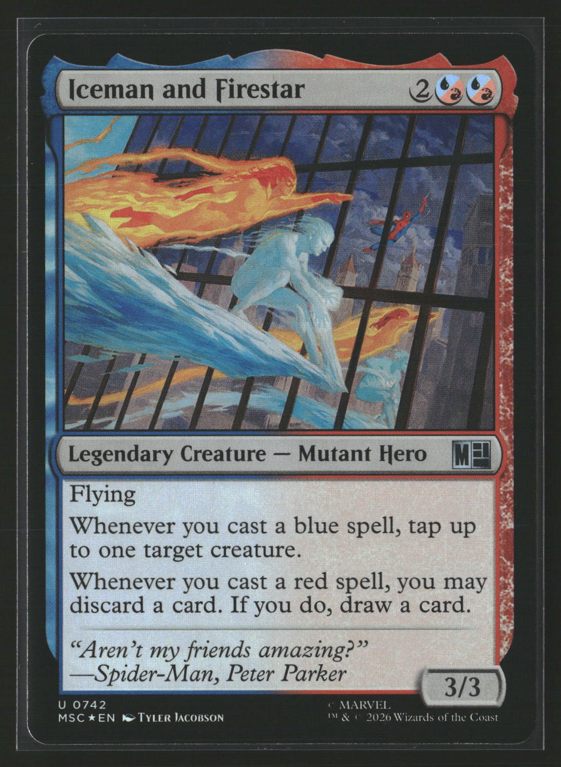Commander: Marvel Super Heroes Iceman and Firestar