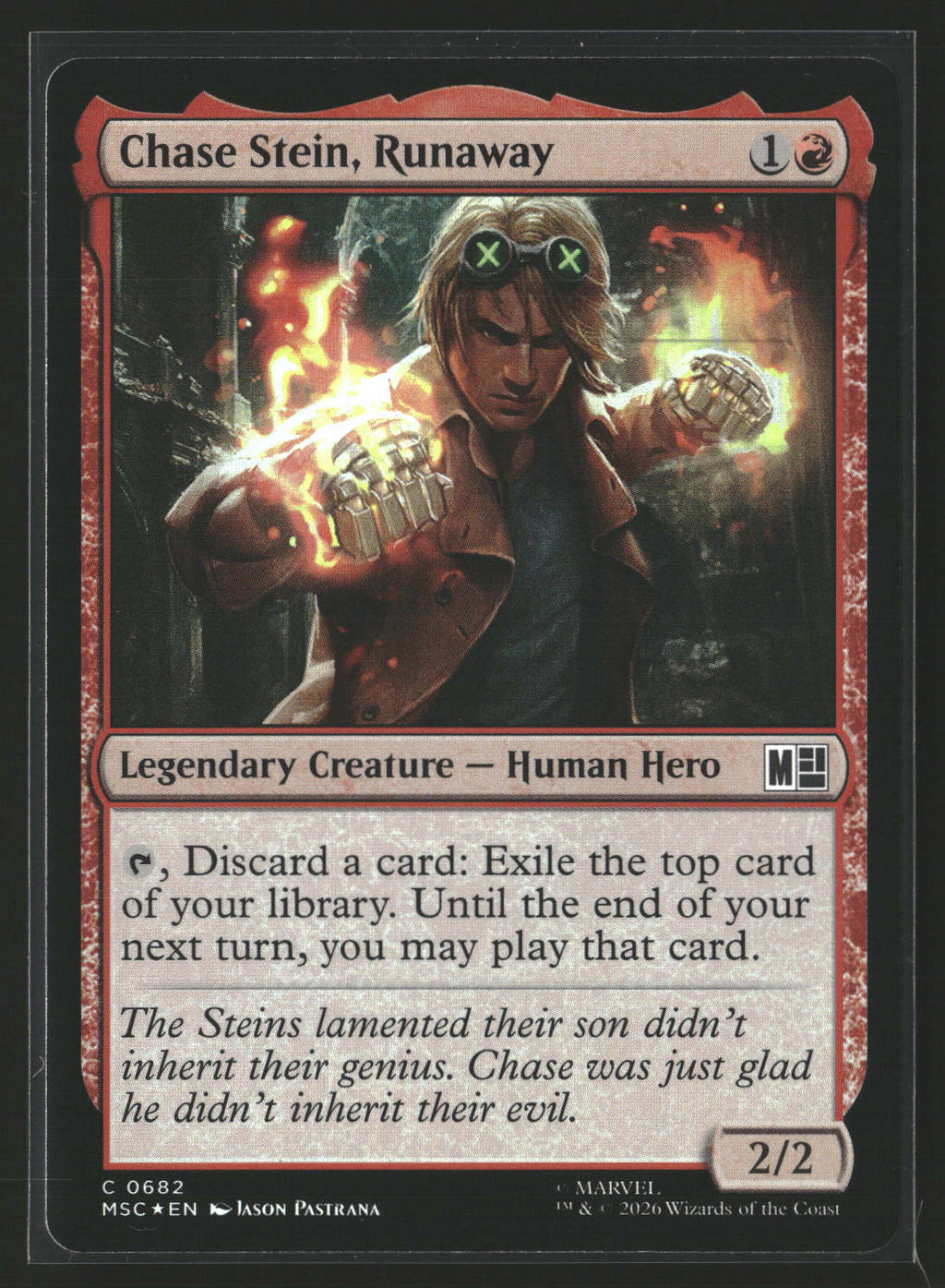 Commander: Marvel Super Heroes Chase Stein, Runaway