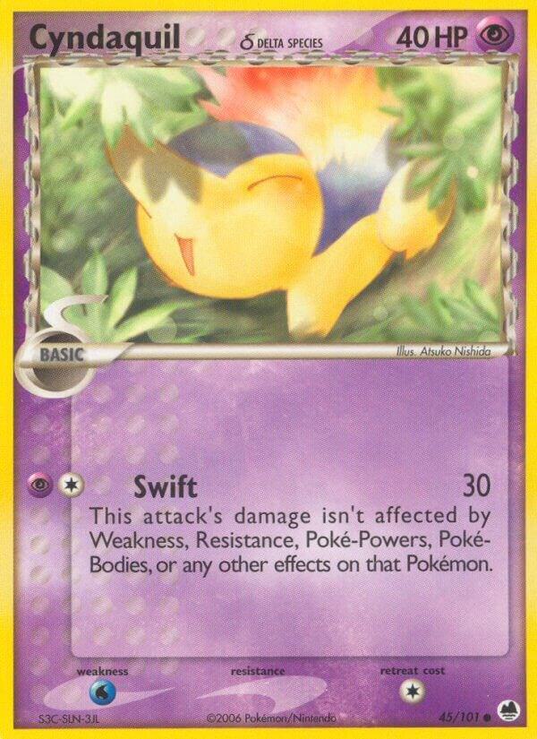 Cyndaquil Delta Species 45/101 (Dragon Frontiers) 