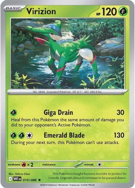Virizion 010/086 (SV: White Flare)  - Holofoil