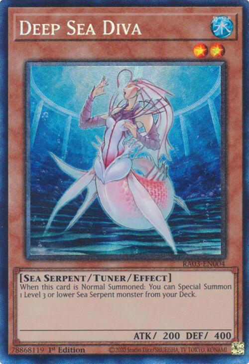 Deep Sea Diva PCR RA03-EN004 (Quarter Century Bonanza)  - 1st Edition