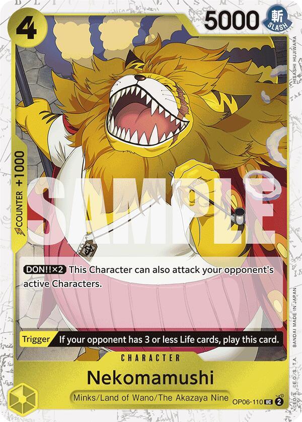 Nekomamushi OP06-110 (Premium Booster -The Best-)  - Jolly Roger Foil