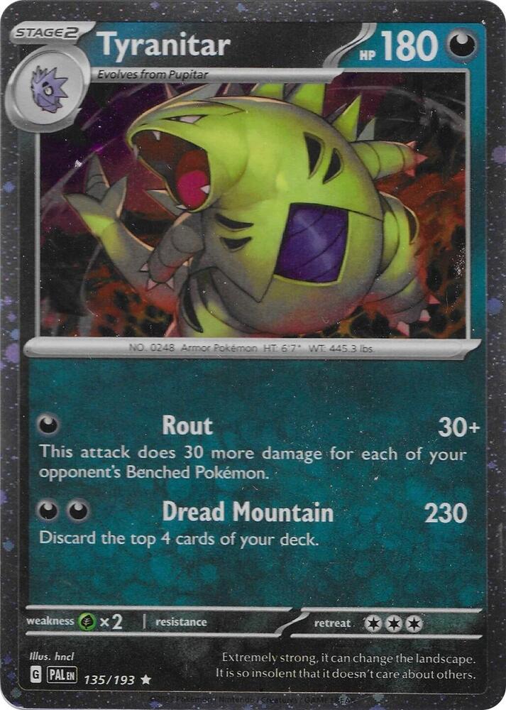 Tyranitar 135/193 (Miscellaneous Cards & Products)  - Cosmo Holofoil