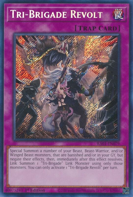 Tri Brigade Revolt Secret Rare RA01-EN079 (25th Anniversary Rarity Collection)  - 1st Edition