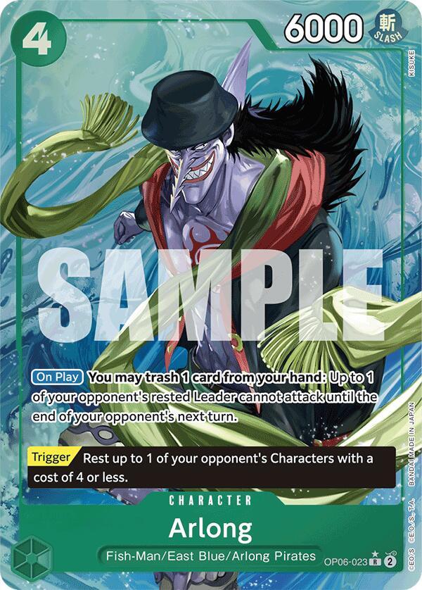 Arlong OP06-023 (Premium Booster -The Best-)  - Alternate Art Foil