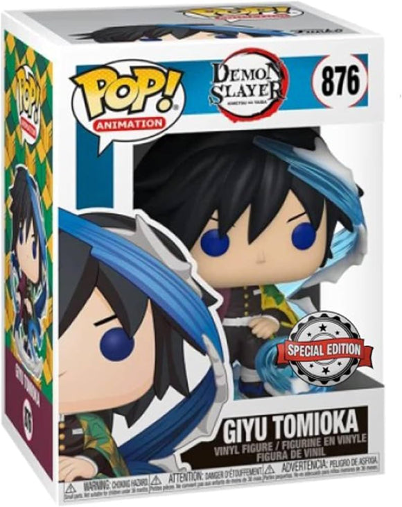 Demon Slayer Giyu Tomioka 876 US Exclusive Funko Pop Vinyl