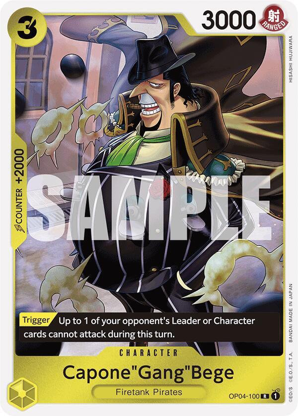 Capone"Gang"Bege (Reprint) OP04-100 (Premium Booster -The Best-)  - Foil