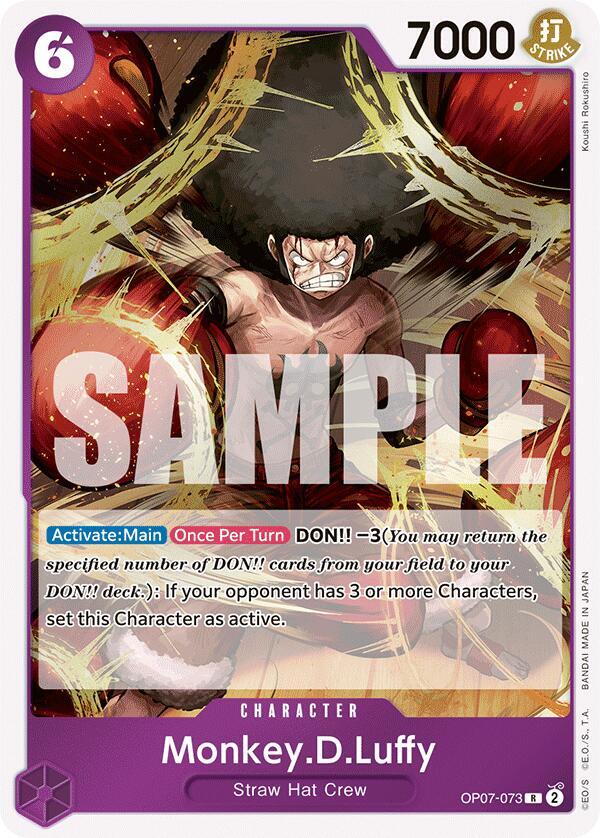 Monkey.D.Luffy OP07-073 (500 Years in the Future)  - Foil