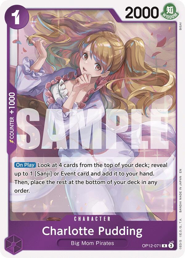 Charlotte Pudding OP12-071 (Legacy of the Master)  - Foil