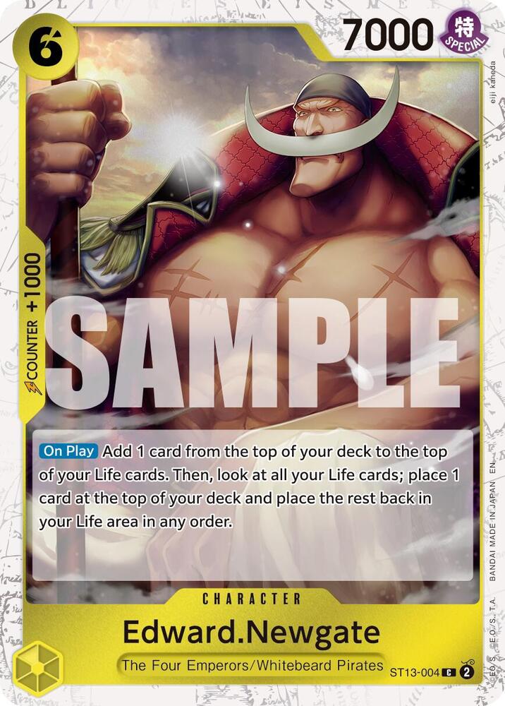 Edward.Newgate ST13-004 (Premium Booster -The Best- Vol. 2)  - Pirate Foil