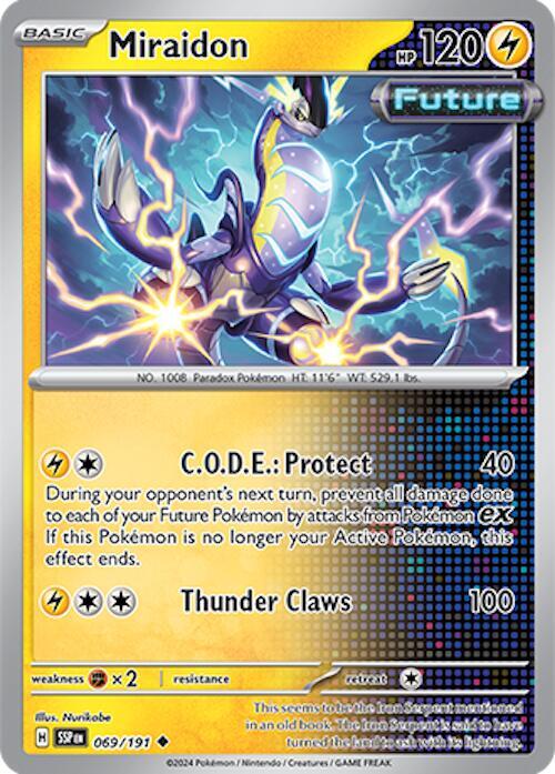 Miraidon 069/191 (SV08: Surging Sparks)  - Reverse Holofoil