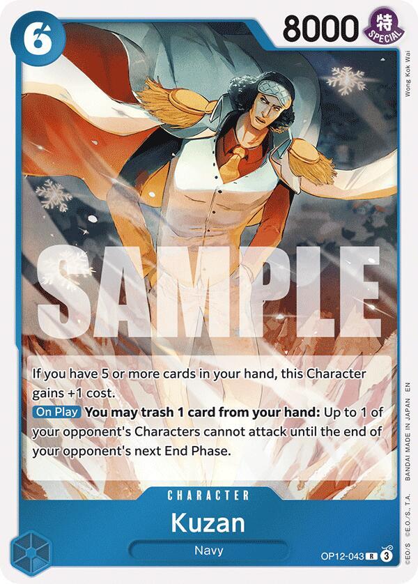 Kuzan OP12-043 (Legacy of the Master)  - Foil