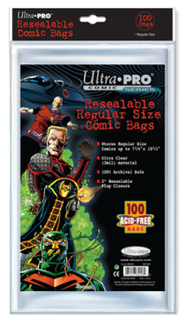 ULTRA PRO Comic Accessories - Resealable Regular Size Bags