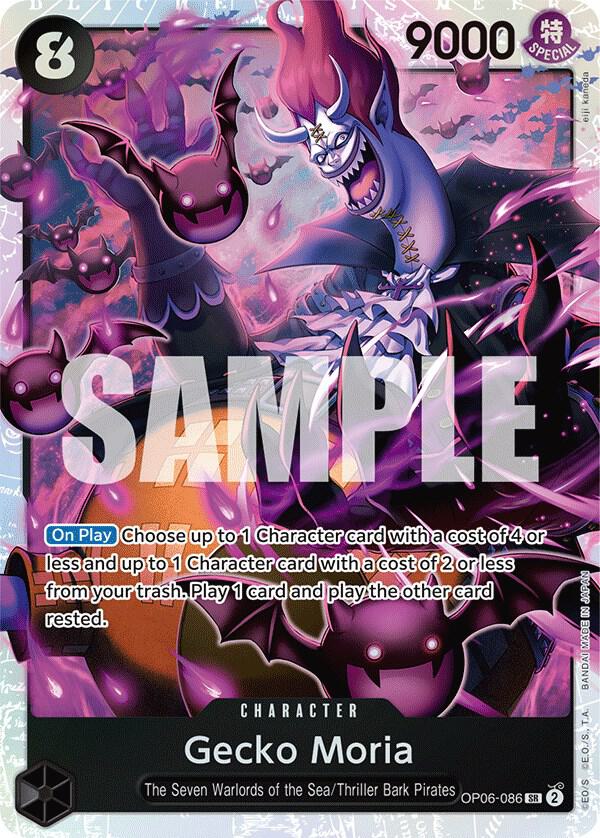 Gecko Moria OP06-086 (Wings of the Captain)  - Foil