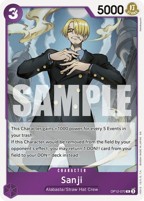 Sanji OP12-070 (Legacy of the Master)  - Foil