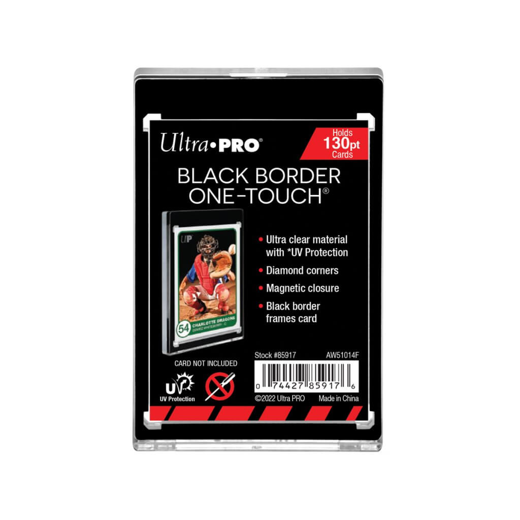 ULTRA PRO One Touch - 130 PT Black Border w/Magnetic Closure