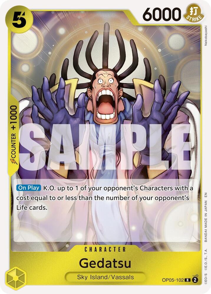 Gedatsu (Reprint) OP05-102 (Premium Booster -The Best- Vol. 2)  - Foil