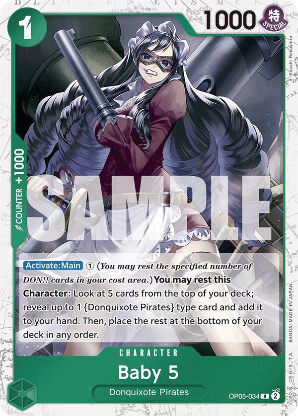 Baby 5 OP05-034 (Premium Booster -The Best-)  - Jolly Roger Foil