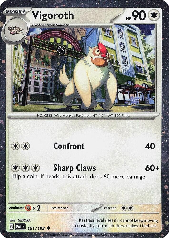Vigoroth 161/193 (Miscellaneous Cards & Products)  - Cosmo Holofoil