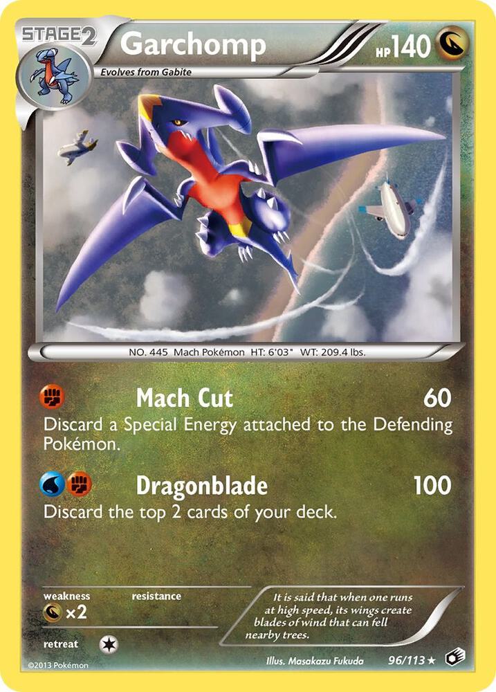 Garchomp 96/113 (Legendary Treasures)  - Holofoil