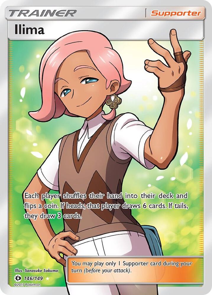 Ilima 146/149 (SM Base Set)  - Holofoil