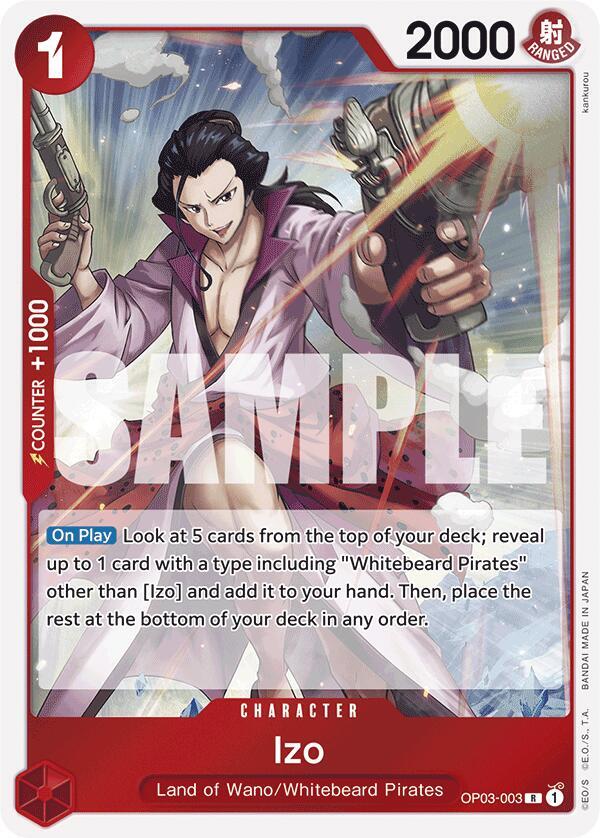 Izo (Reprint) OP03-003 (Premium Booster -The Best-)  - Foil