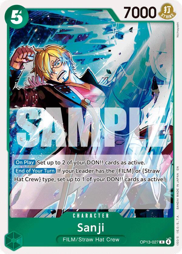 Sanji OP13-027 (Carrying On His Will)  - Foil