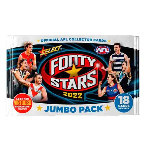 2022 SELECT FOOTY STARS AFL CARDS - JUMBO PACK