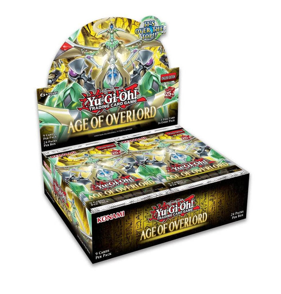 YU-GI-OH! TCG Age Of Overlord - 9 x Card Booster  Box