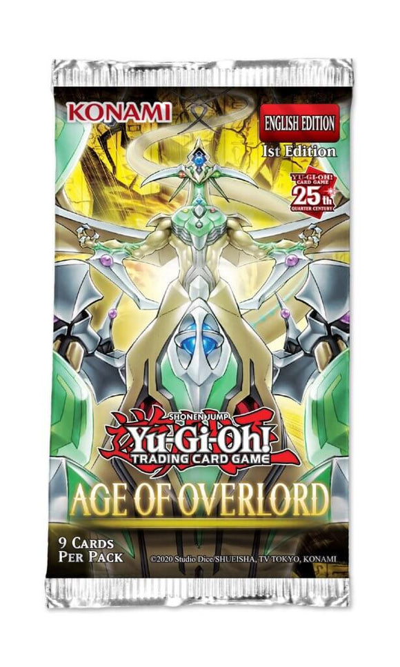 YU-GI-OH! TCG Age Of Overlord - 9 x Card Booster Pack