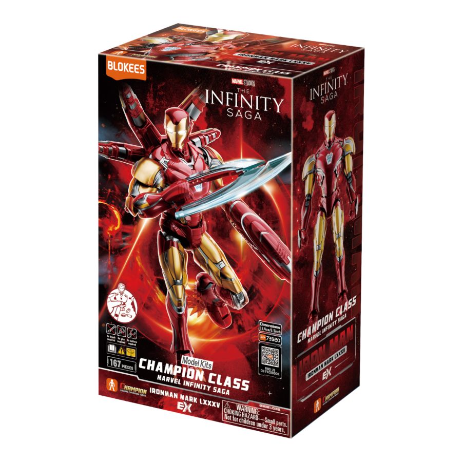 Marvel Infinity Saga – Champion Class 01 EX Iron Man MK85 Model Kit
