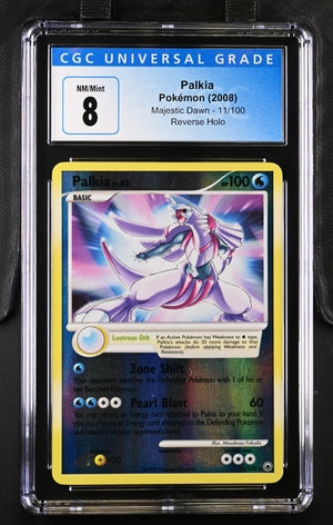 palkia reverse holo 11/100 cgc8