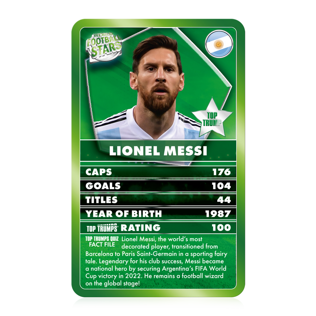 Top Trumps - Specials - World Football Stars (GREEN)
