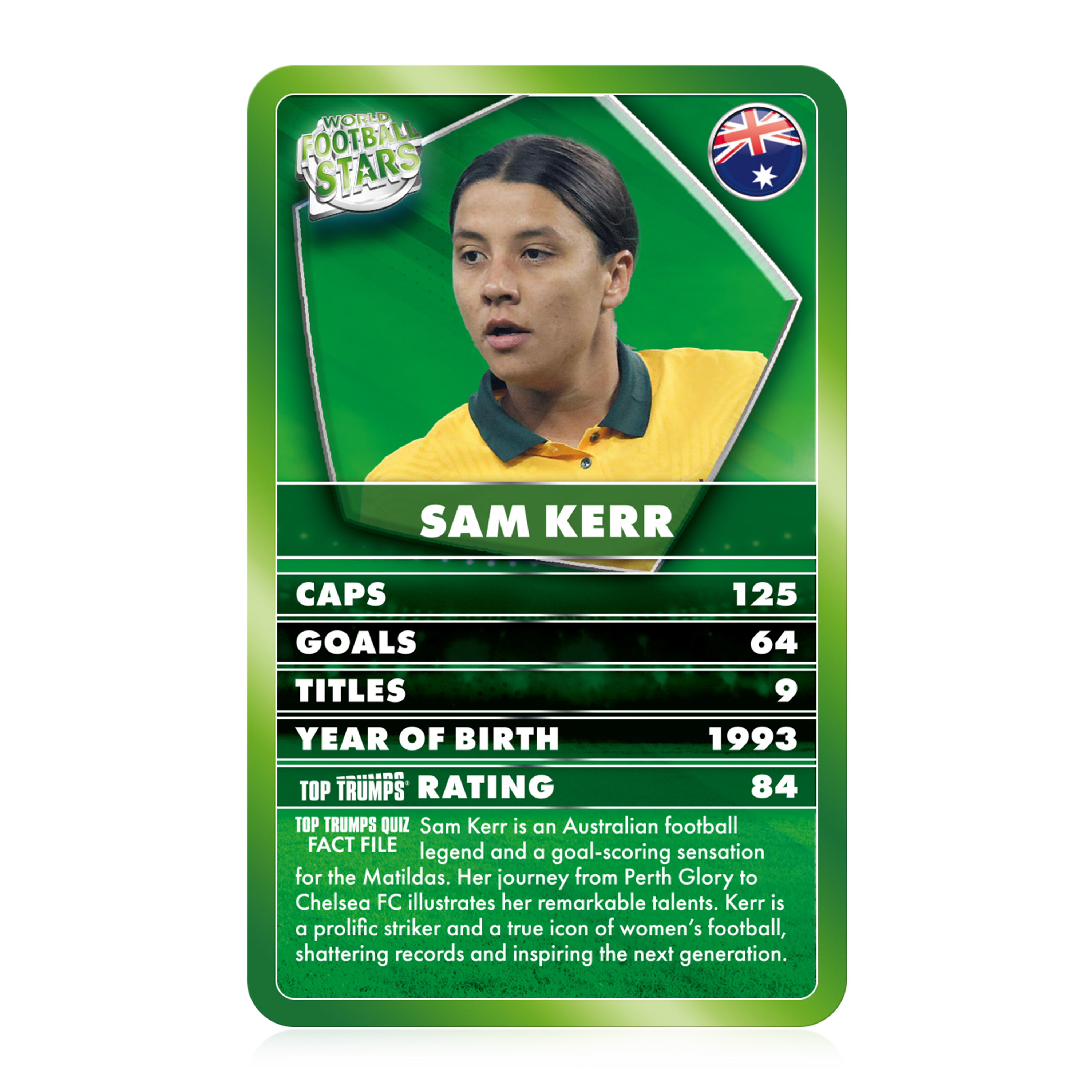 Top Trumps - Specials - World Football Stars (GREEN)
