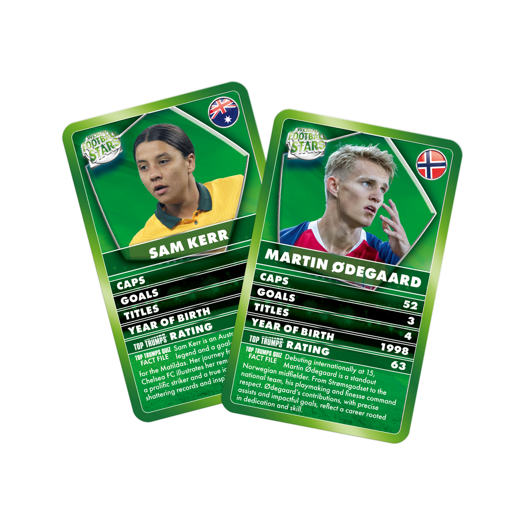 Top Trumps - Specials - World Football Stars (GREEN)