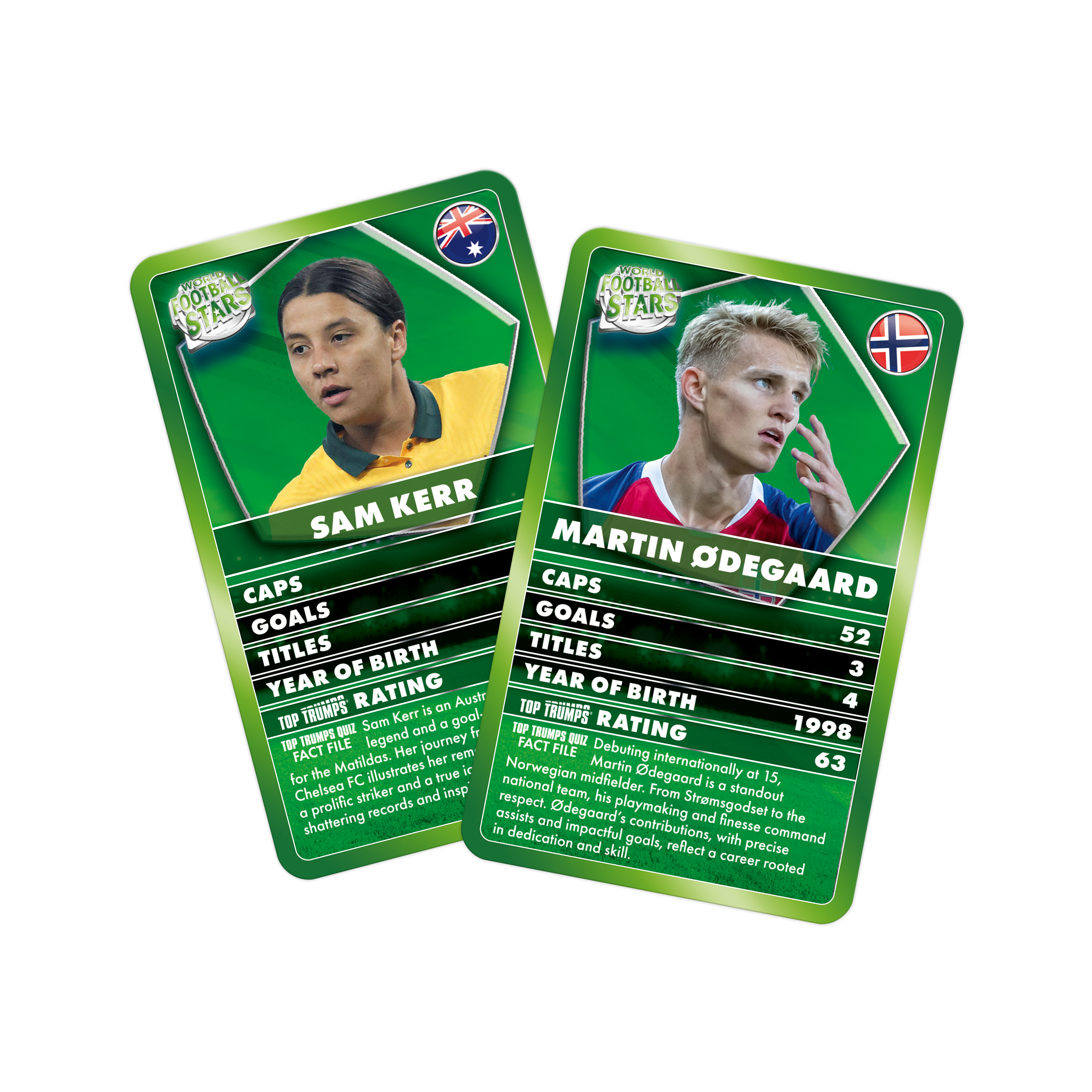 Top Trumps - Specials - World Football Stars (GREEN)
