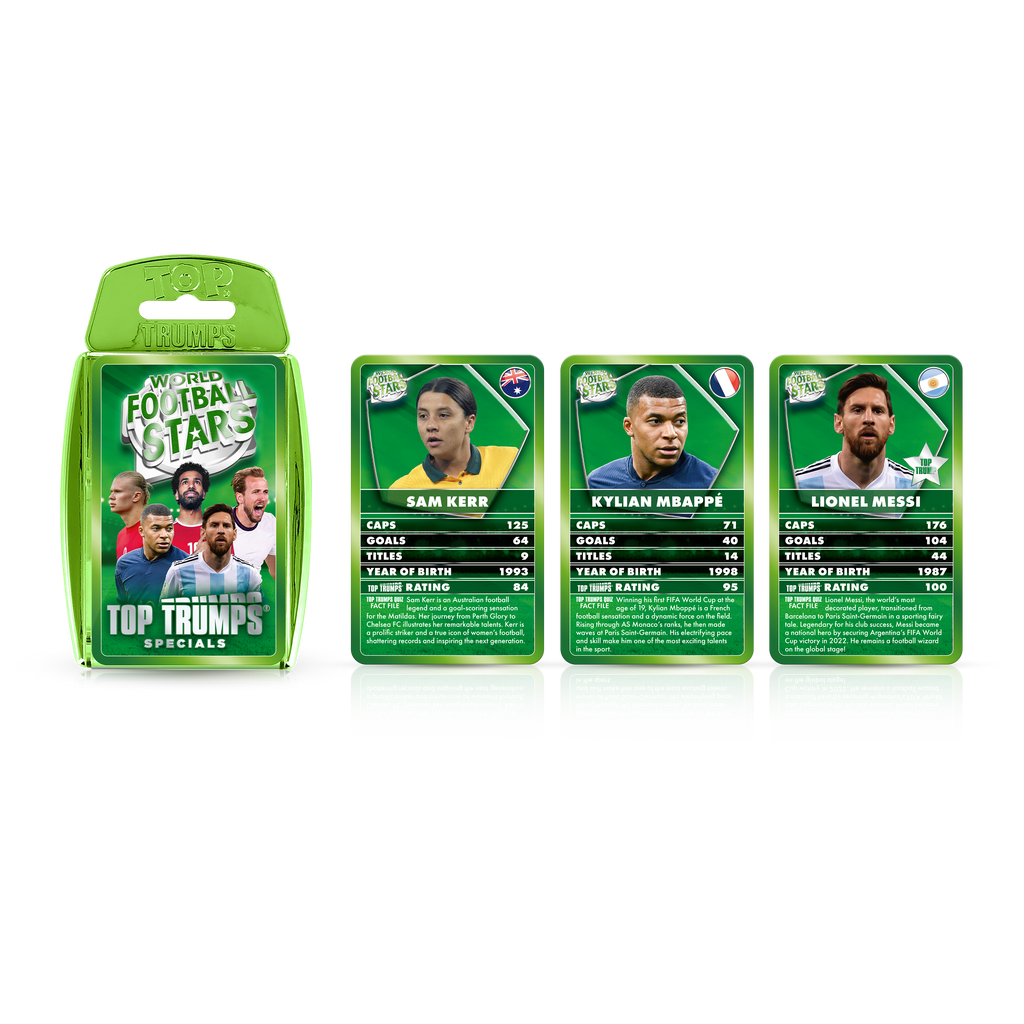 Top Trumps - Specials - World Football Stars (GREEN)