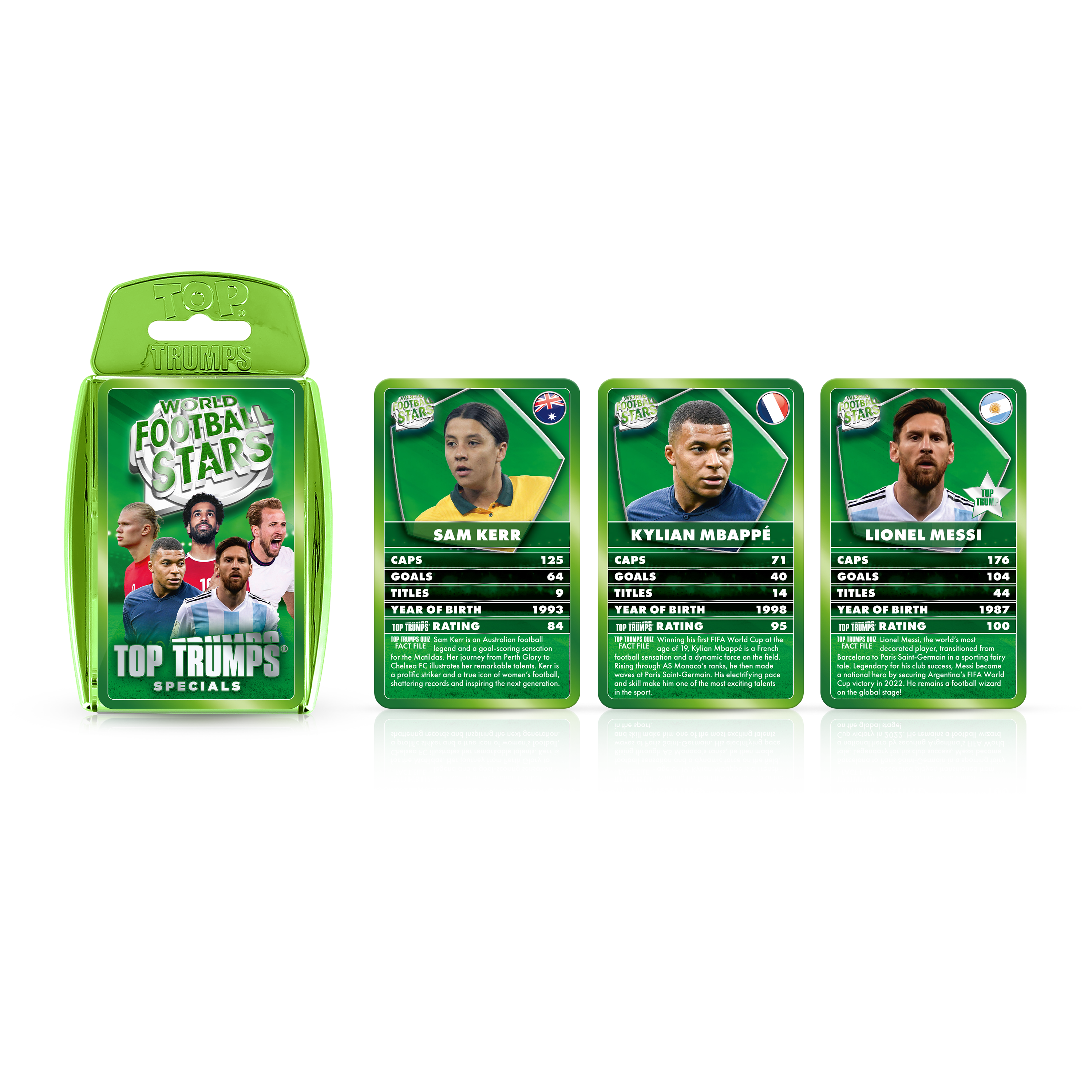 Top Trumps - Specials - World Football Stars (GREEN)