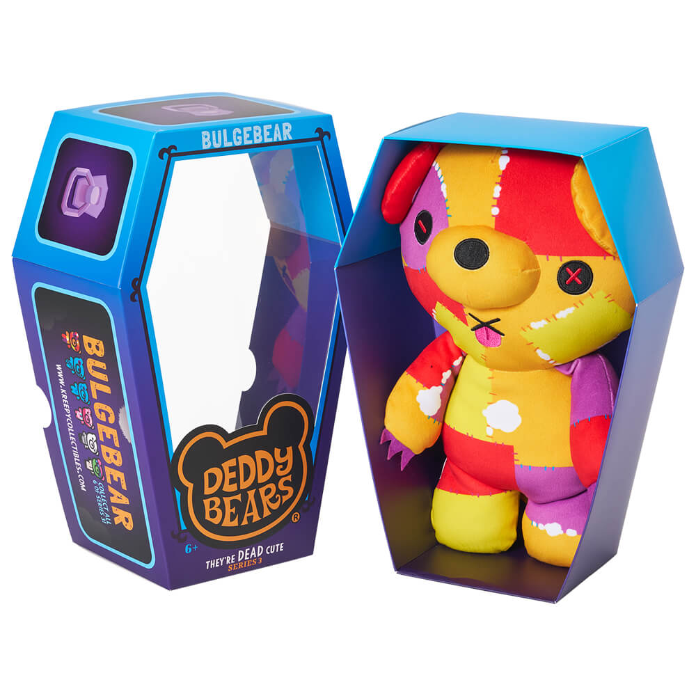 DEDDY BEARS SERIES 3 PLUSH IN COFFIN - BULGEBEAR
