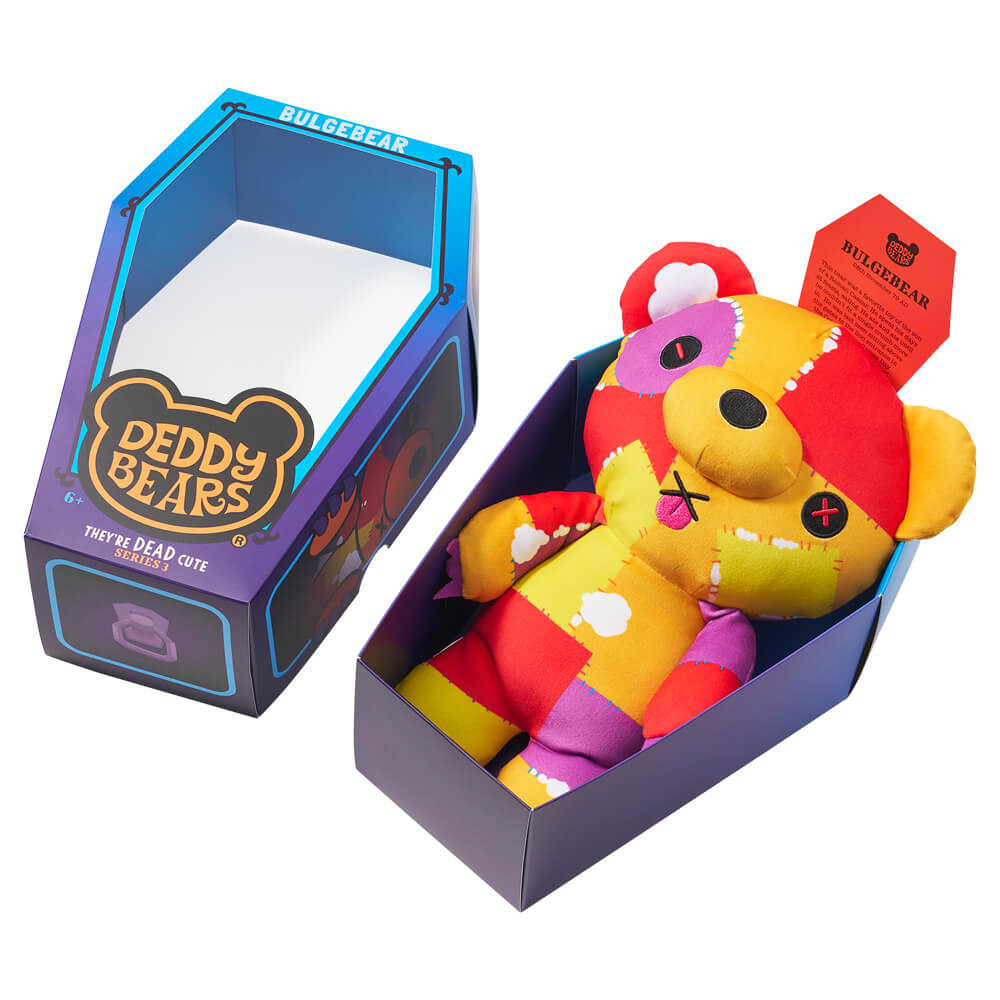 DEDDY BEARS SERIES 3 PLUSH IN COFFIN - BULGEBEAR