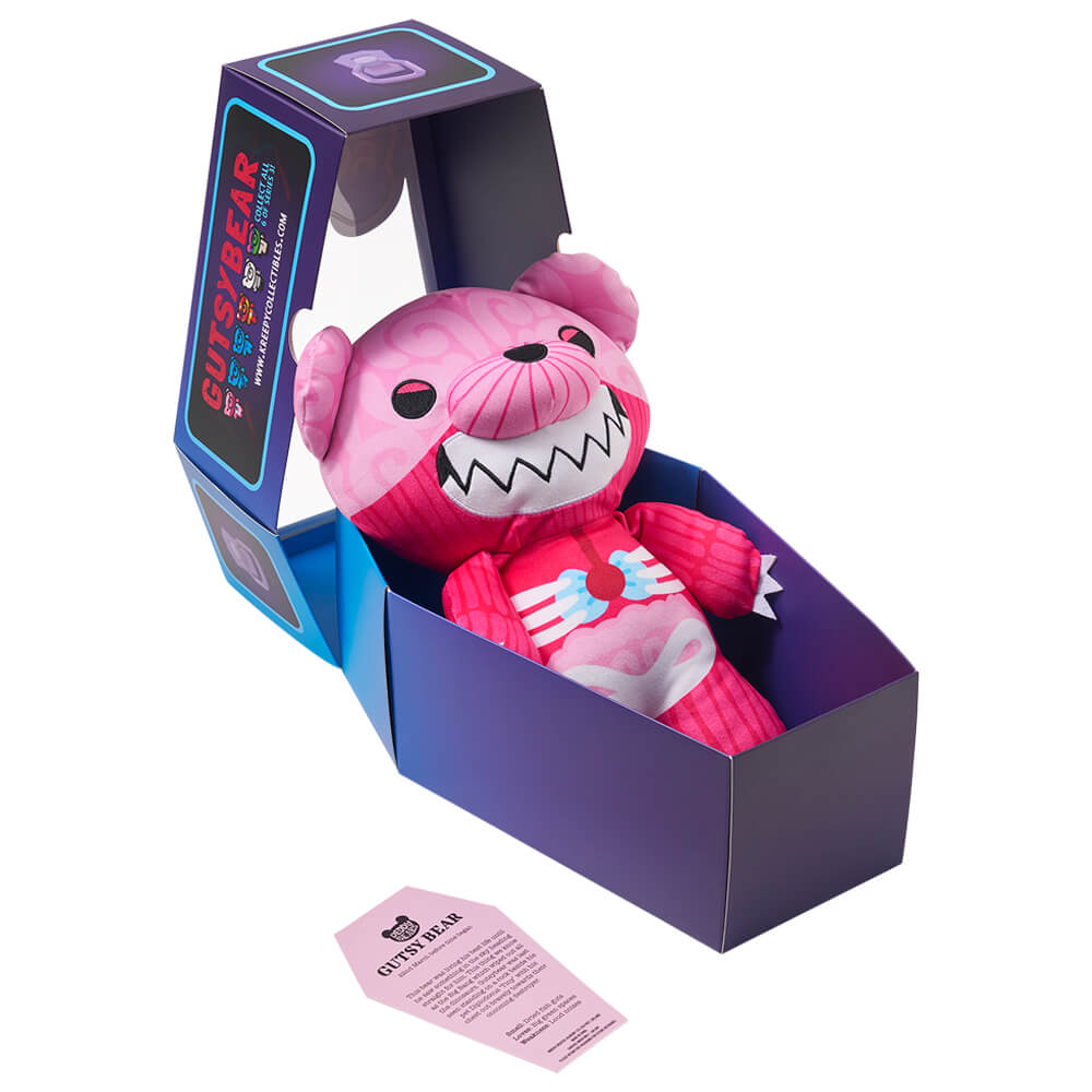 DEDDY BEARS SERIES 3 PLUSH IN COFFIN - GUTSYBEAR