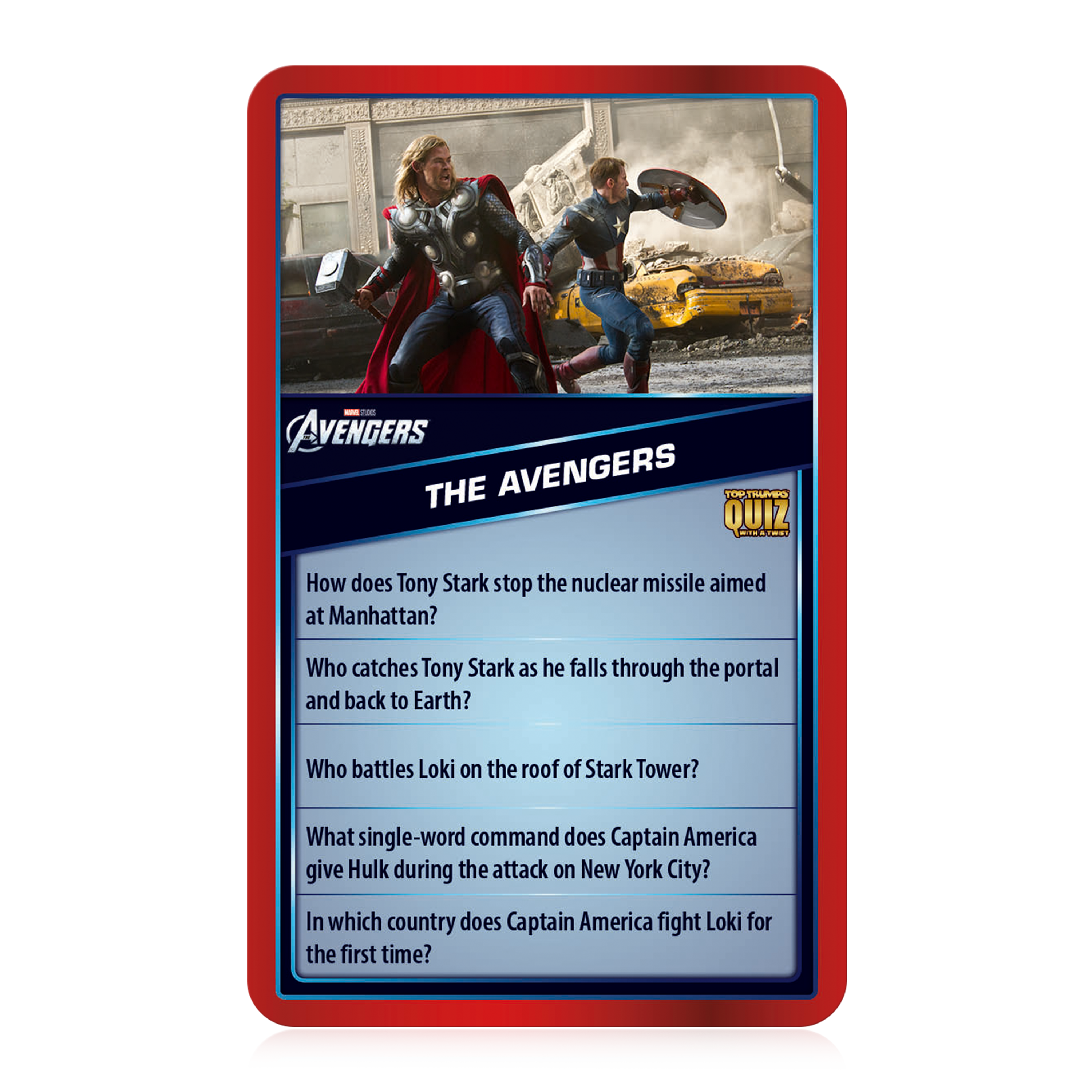Top Trumps Quiz - Marvel Cinematic Universe