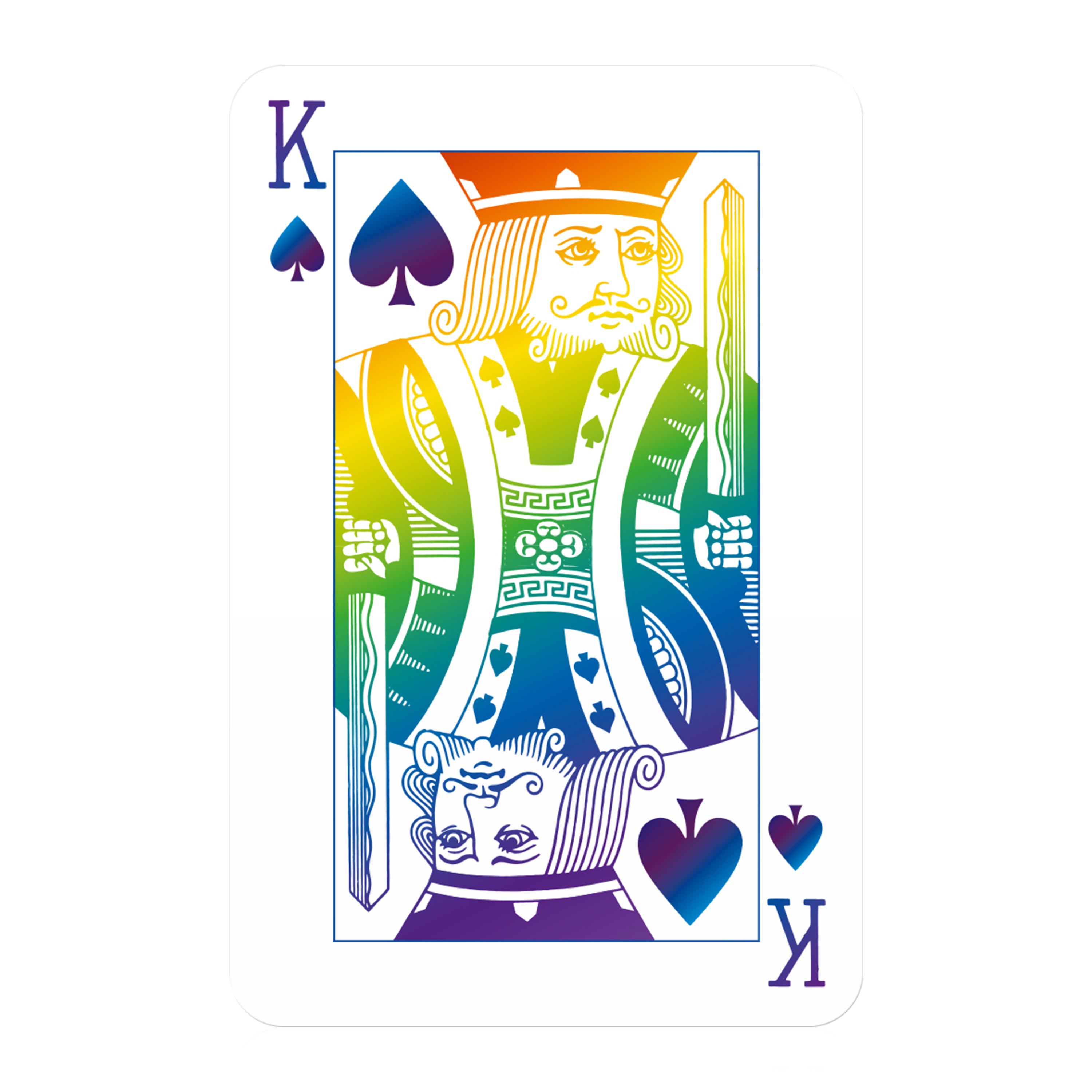 Waddingtons Playing Cards - Rainbow Edition