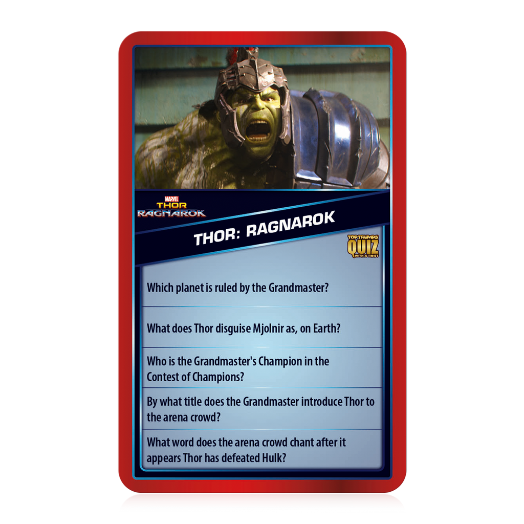 Top Trumps Quiz - Marvel Cinematic Universe