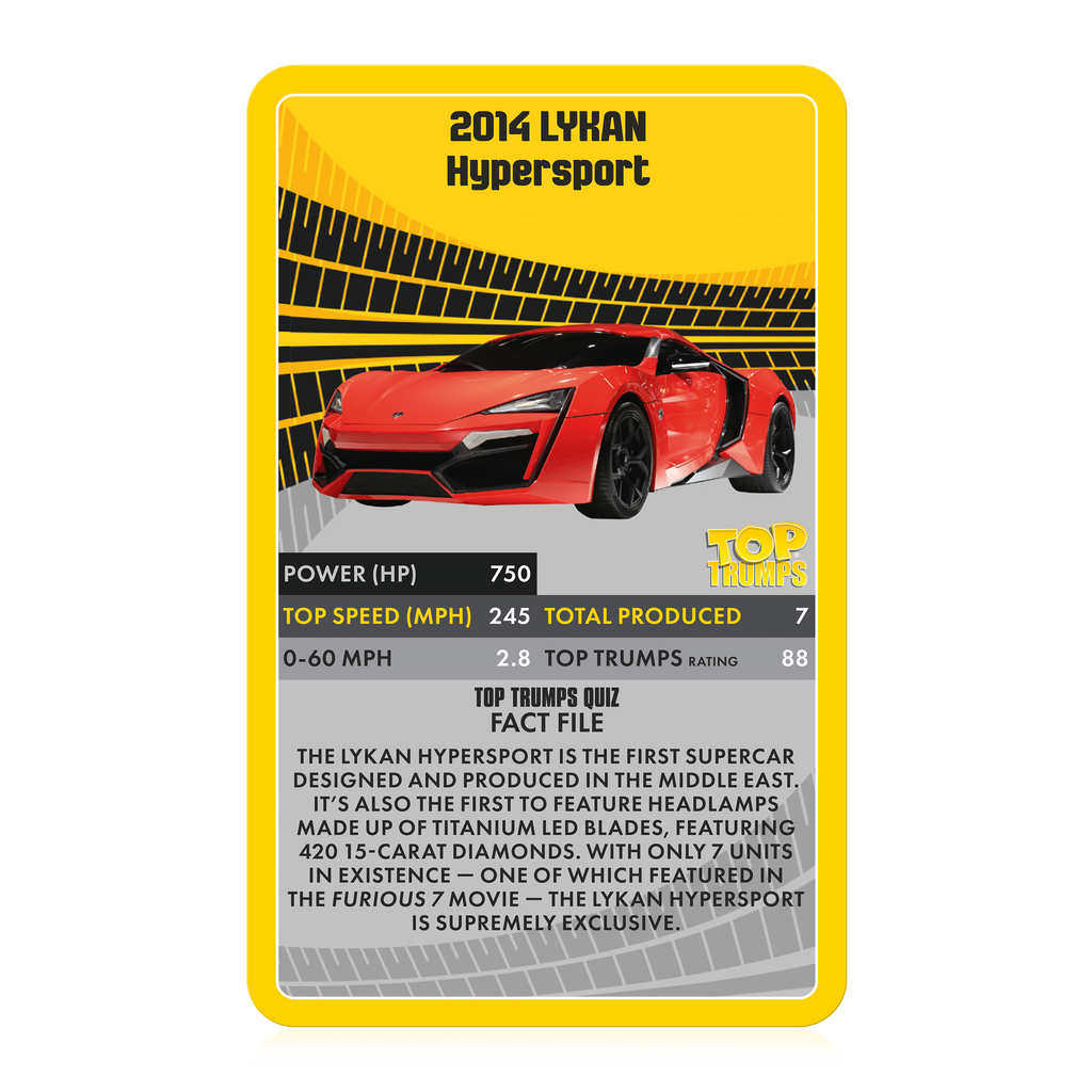 Top Trumps - Specials - Supercars