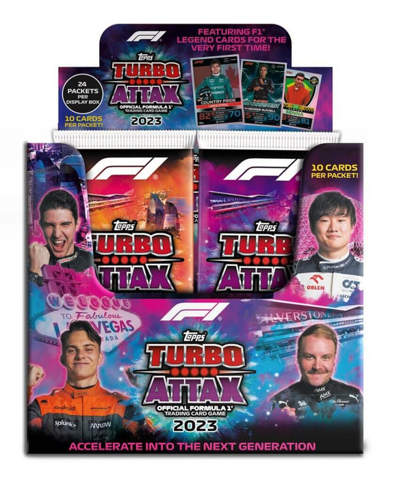 TURBO ATTAX Formula 1 2023 Trading Cards Box