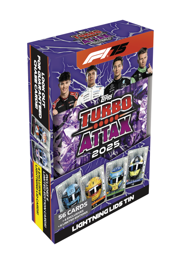 F1 Turbo Attax 2025 Mega Tin