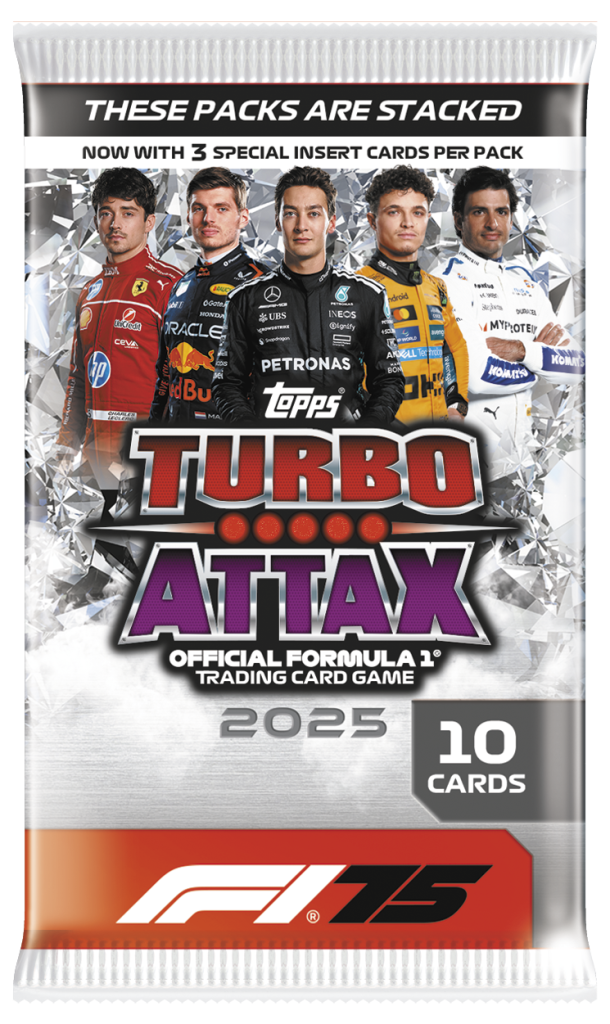 F1 Turbo Attax 2025 Cards Pack