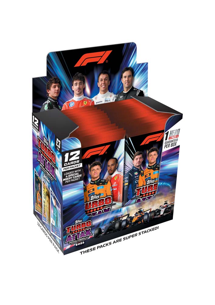 F1 Topps Turbo Attax 2026 Trading Cards Box (24 Packs)
