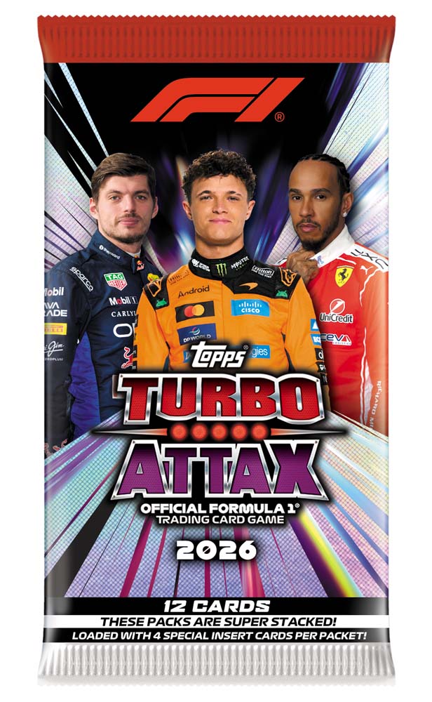 F1 Topps Turbo Attax 2026 Trading Cards Pack